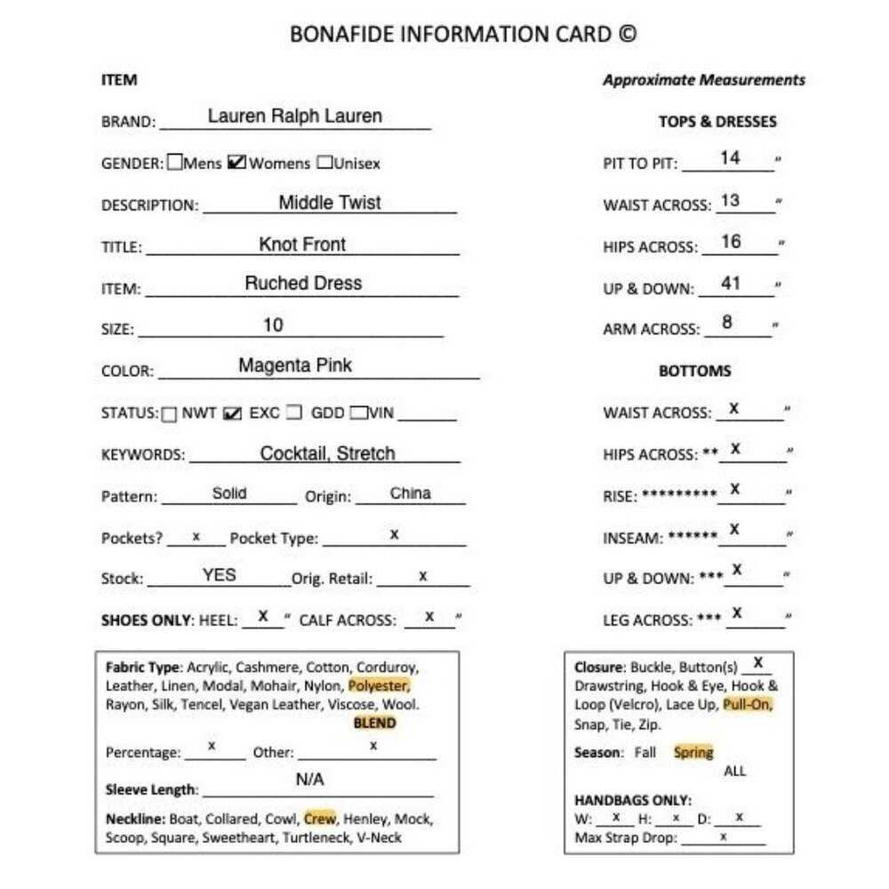 Lauren Ralph Lauren Womens Twist Knot Front Dress Size 10 Pink Magenta SP EXC - Picture 12 of 12